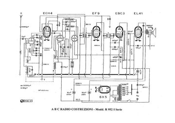 ABC R952 schematic circuit diagram