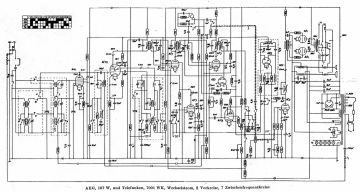 AEG 107W schematic circuit diagram