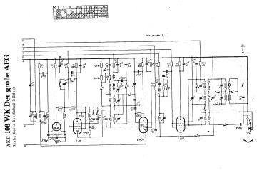 AEG 108WK schematic circuit diagram