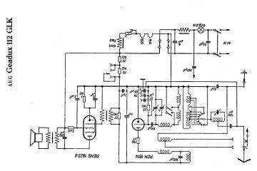 AEG 112GLK schematic circuit diagram