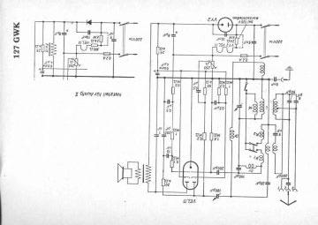 AEG 127GWK schematic circuit diagram