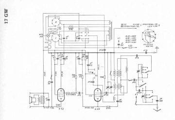 AEG 17GW schematic circuit diagram