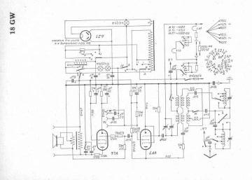 AEG 18GW schematic circuit diagram