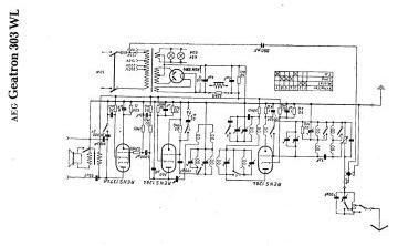 AEG 303WL schematic circuit diagram