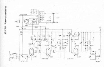 AEG 325WL schematic circuit diagram