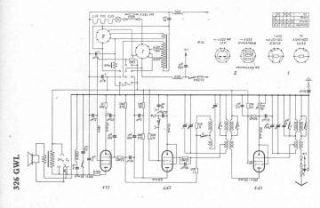 AEG 326GWL schematic circuit diagram