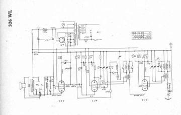 AEG 326WL schematic circuit diagram