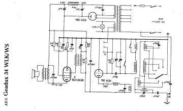 AEG 034WS schematic circuit diagram