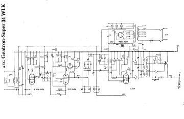 AEG Super schematic circuit diagram