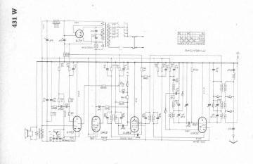 AEG 431W schematic circuit diagram