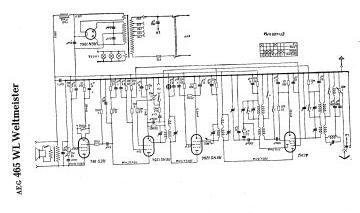 AEG 465WL schematic circuit diagram