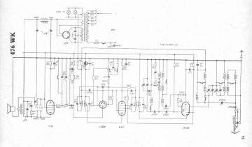 AEG 476WK schematic circuit diagram
