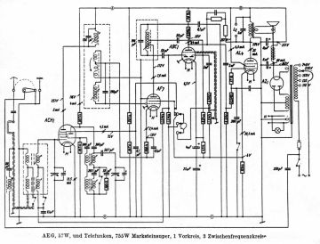 AEG 57W schematic circuit diagram