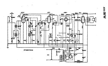 AEG 58W schematic circuit diagram