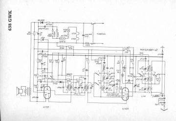AEG 638GWK schematic circuit diagram