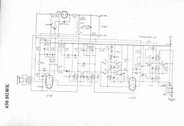 AEG 638SGWK schematic circuit diagram