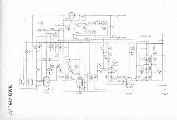 AEG 647GWK schematic circuit diagram