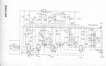 AEG 649GWK schematic circuit diagram