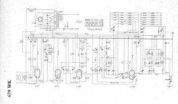AEG 679WK schematic circuit diagram