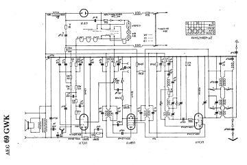 AEG 69GWK schematic circuit diagram