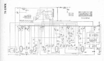AEG 78GWK schematic circuit diagram