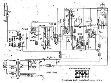 AEG 79WK schematic circuit diagram