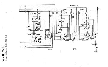 AEG 88WK schematic circuit diagram
