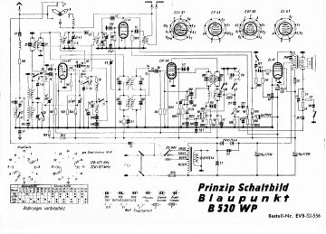 Blaupunkt B520WP schematic circuit diagram