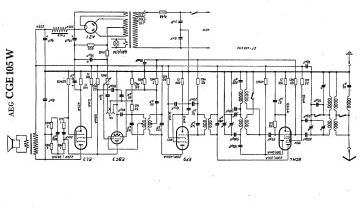 AEG CGE105W schematic circuit diagram