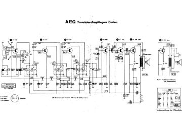 AEG Carina schematic circuit diagram
