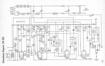 AEG 34GL schematic circuit diagram