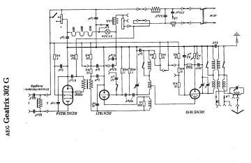 AEG 302G schematic circuit diagram