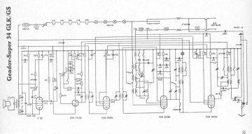 AEG 34GLK schematic circuit diagram