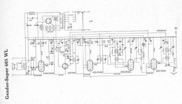 AEG 605WL schematic circuit diagram