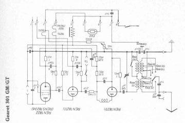 AEG 301GM schematic circuit diagram