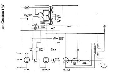 AEG 1W schematic circuit diagram