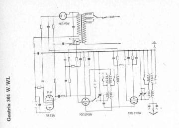 AEG 301WL schematic circuit diagram