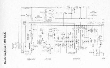 AEG 303GLK2 schematic circuit diagram
