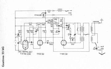 AEG 33BG schematic circuit diagram