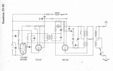 AEG 33TG schematic circuit diagram