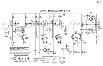 AWA B18 schematic circuit diagram