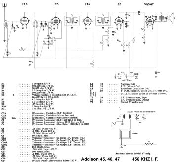 Addison 47 schematic circuit diagram