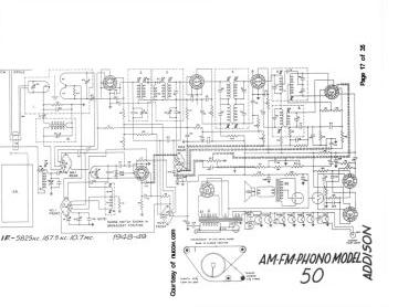 Addison 50 schematic circuit diagram