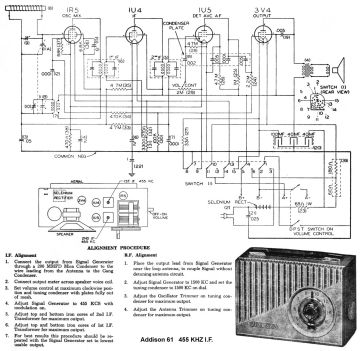 Addison 61 schematic circuit diagram