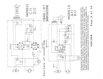 Addison D11 schematic circuit diagram