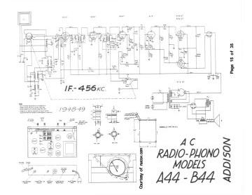 Addison B44 schematic circuit diagram