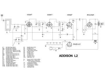 Addison L2 schematic circuit diagram