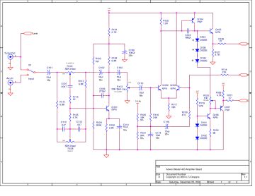 Advent 400 schematic circuit diagram