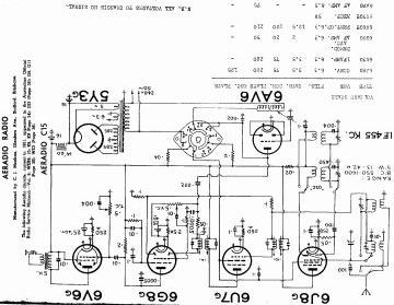 Aeradio P25 schematic circuit diagram