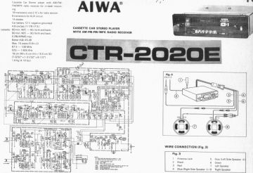 Aiwa CTR2020E schematic circuit diagram